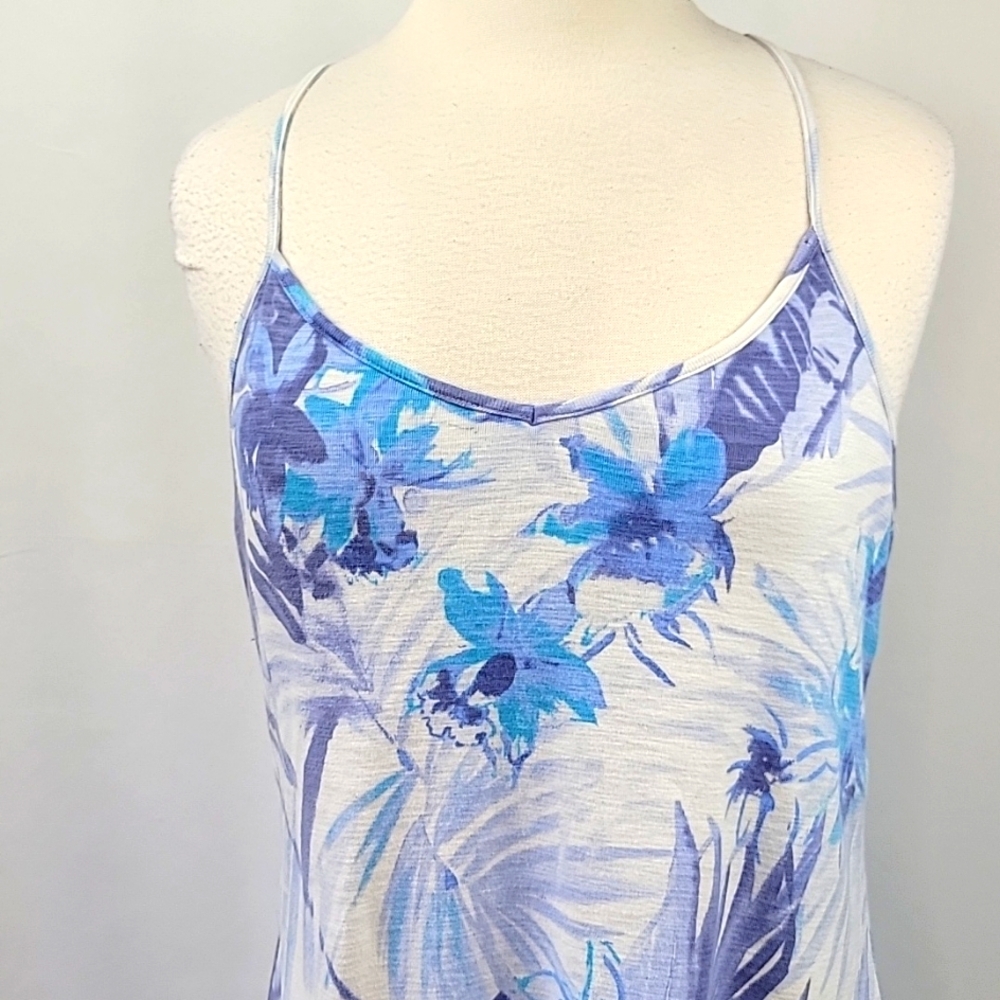 Tommy Bahama Floral Tropical Sundress Blue/ White Size Large - Picture 5 of 15